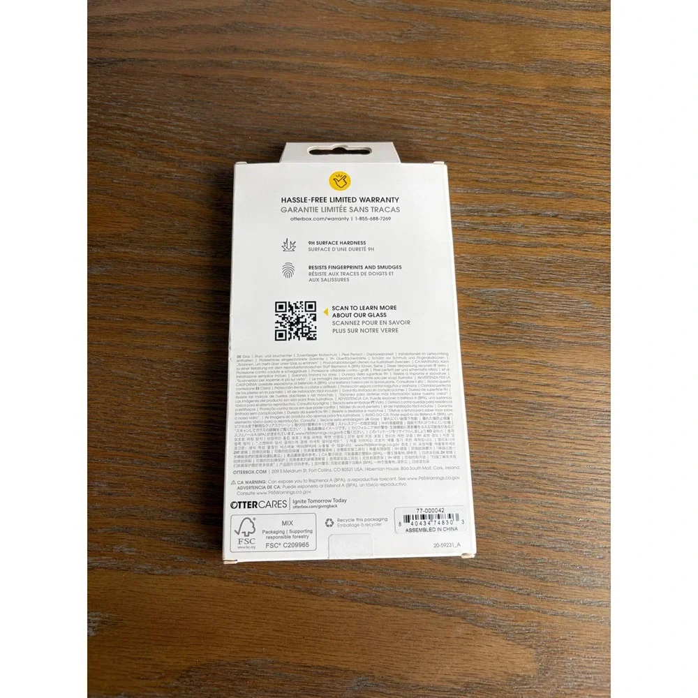 OtterBox glass screen